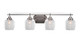 Toltec Lighting - 2614-BN-4810 - Four Light Bath Bar - Odyssey - Brushed Nickel