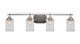 Toltec Lighting - 2614-BN-530 - Four Light Bath Bar - Odyssey - Brushed Nickel