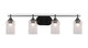Toltec Lighting - 2614-MB-300 - Four Light Bath Bar - Odyssey - Matte Black