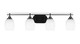 Toltec Lighting - 2614-MB-4021 - Four Light Bath Bar - Odyssey - Matte Black