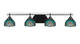Toltec Lighting - 2614-MB-9925 - Four Light Bath Bar - Odyssey - Matte Black