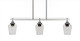 Toltec Lighting - 2636-BN-210 - Three Light Island Pendant - Odyssey - Brushed Nickel