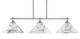 Toltec Lighting - 2636-BN-2129 - Three Light Island Pendant - Odyssey - Brushed Nickel