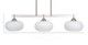 Odyssey Three Light Island Pendant (2636-BN-214)