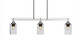 Toltec Lighting - 2636-BN-300 - Three Light Island Pendant - Odyssey - Brushed Nickel