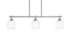 Toltec Lighting - 2636-BN-4811 - Three Light Island Pendant - Odyssey - Brushed Nickel