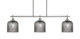 Toltec Lighting - 2636-BN-4912 - Three Light Island Pendant - Odyssey - Brushed Nickel