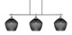 Toltec Lighting - 2636-BN-4922 - Three Light Island Pendant - Odyssey - Brushed Nickel