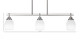 Odyssey Three Light Island Pendant (2636-BN-615)