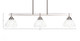 Odyssey Three Light Island Pendant (2636-BN-755)
