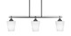 Toltec Lighting - 2636-MB-4031 - Three Light Island Pendant - Odyssey - Matte Black