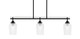 Toltec Lighting - 2636-MB-4250 - Three Light Island Pendant - Odyssey - Matte Black