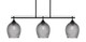 Toltec Lighting - 2636-MB-4902 - Three Light Island Pendant - Odyssey - Matte Black