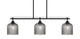 Toltec Lighting - 2636-MB-4912 - Three Light Island Pendant - Odyssey - Matte Black