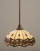 Toltec Lighting - 26-BRZ-997 - One Light Pendant - Stem - Bronze