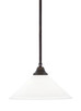 Toltec Lighting - 26-DG-318 - One Light Pendant - Any - Dark Granite