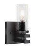 Toltec Lighting - 2711-MB-800 - One Light Wall Sconce - Belmont - Matte Black