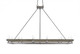 Toltec Lighting - 2742-GPDW - 12 Light Island Pendant - Belmont - Graphite & Painted Distressed Wood-look Metal