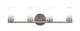 Toltec Lighting - 2814-GP-811B - Four Light Bath Bar - Trinity - Graphite