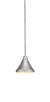 Toltec Lighting - 281-AS-410 - One Light Mini Pendant - Vintage - Aged Silver