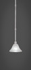 Toltec Lighting - 284-AS-751 - One Light Mini Pendant - Vintage - Aged Silver