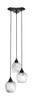Toltec Lighting - 28-MB-4819 - Three Light Cluster Pendalier - Europa - Matte Black