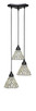 Toltec Lighting - 28-MB-9115 - Three Light Cluster Pendalier - Europa - Matte Black