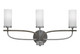 Toltec Lighting - 2913-GPDW-801 - Three Light Bathroom Lighting - Monterey - Graphite & Painted Distressed Wood-look