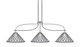 Toltec Lighting - 2936-GPDW-918 - Three Light Bar - Monterey - Graphite & Painted Distressed Wood-look Metal
