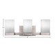 Nouvelle Three Light Bath Bar (3123-GP-531)