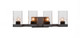 Toltec Lighting - 3124-ES-530 - Four Light Bath Bar - Nouvelle - Espresso