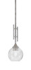 Toltec Lighting - 320-AS-4102 - One Light Mini Pendant - Uptowne - Aged Silver