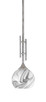 Toltec Lighting - 320-AS-4109 - One Light Mini Pendant - Uptowne - Aged Silver