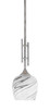 Toltec Lighting - 320-AS-4819 - One Light Mini Pendant - Uptowne - Aged Silver