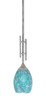 Toltec Lighting - 320-AS-5055 - One Light Mini Pendant - Uptowne - Aged Silver