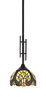 Toltec Lighting - 320-DG-9945 - One Light Mini Pendant - Uptowne - Dark Granite