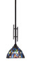 Toltec Lighting - 320-DG-9955 - One Light Mini Pendant - Uptowne - Dark Granite