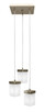 Toltec Lighting - 3212-NAB-531 - Three Light Mini Pendant - Nouvelle - New Age Brass
