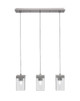 Toltec Lighting - 3213-GP-530 - Three Light Cluster Pendalier - Nouvelle - Graphite