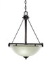 Toltec Lighting - 322-DG-463 - Three Light Pendant - Uptowne - Dark Granite