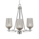 Toltec Lighting - 323-AS-4253 - Three Light Chandelier - Uptowne - Aged Silver