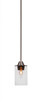 Toltec Lighting - 3401-BN-300 - One Light Mini Pendant - Paramount - Brushed Nickel