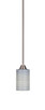 Toltec Lighting - 3401-BN-4062 - One Light Mini Pendant - Paramount - Brushed Nickel