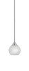 Toltec Lighting - 3401-BN-4101 - One Light Mini Pendant - Paramount - Brushed Nickel