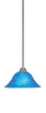 Toltec Lighting - 3401-BN-435 - One Light Mini Pendant - Paramount - Brushed Nickel