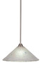 Toltec Lighting - 3401-BN-711 - One Light Pendant - Paramount - Brushed Nickel