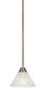 Toltec Lighting - 3401-BN-7145 - One Light Mini Pendant - Paramount - Brushed Nickel