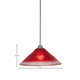 Paramount One Light Pendant (3401-BN-716)