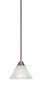 Toltec Lighting - 3401-BN-7195 - One Light Mini Pendant - Paramount - Brushed Nickel