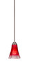 Toltec Lighting - 3401-BN-726 - One Light Mini Pendant - Paramount - Brushed Nickel